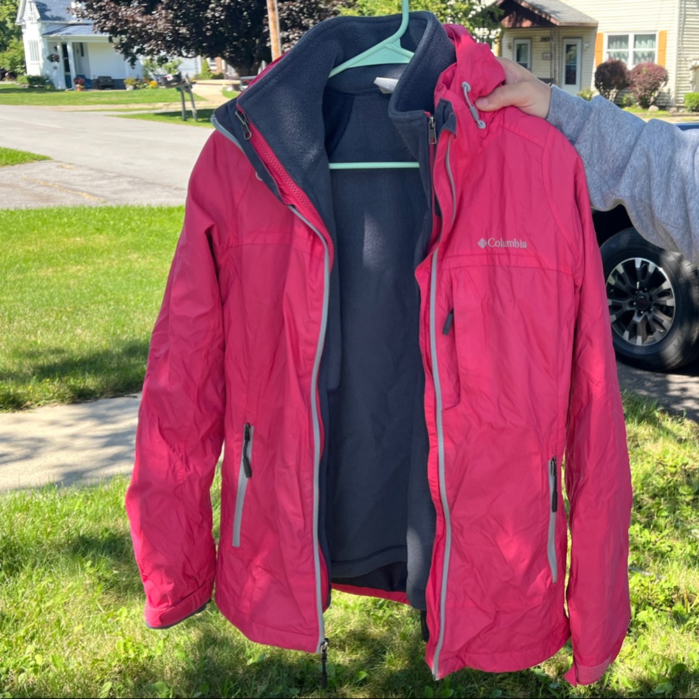 Columbia Fuchsia Outdoor Jacket